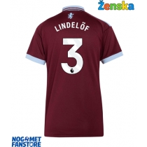 Aston Villa Victor Lindelof #3 Domaci Dres za Ženska 2026-27 Kratak Rukav